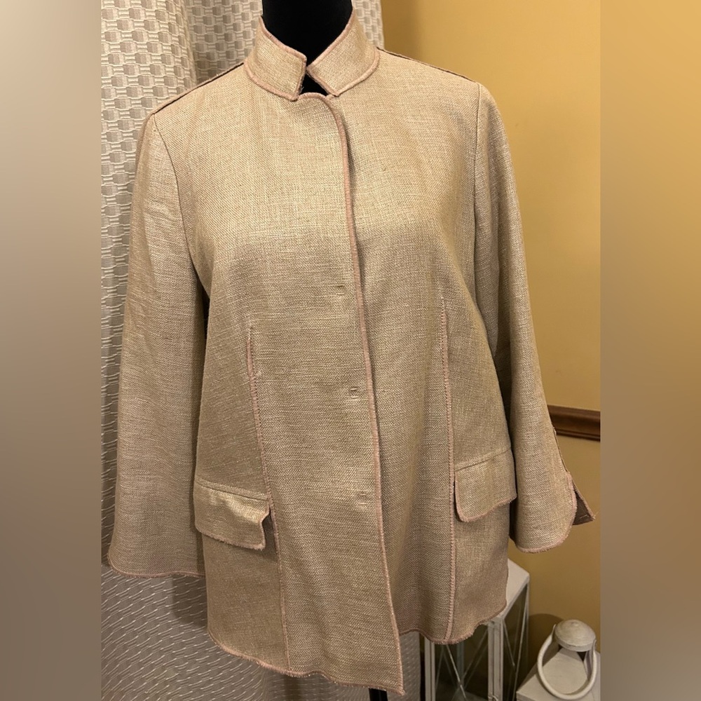 Worth Beige Women's Cape Coat